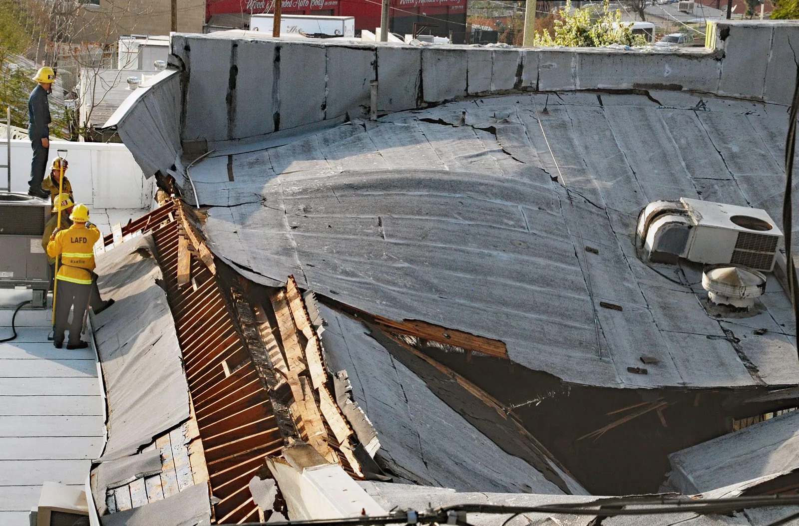 Commercial Roof Flashing Failure Repair in Concord, NC