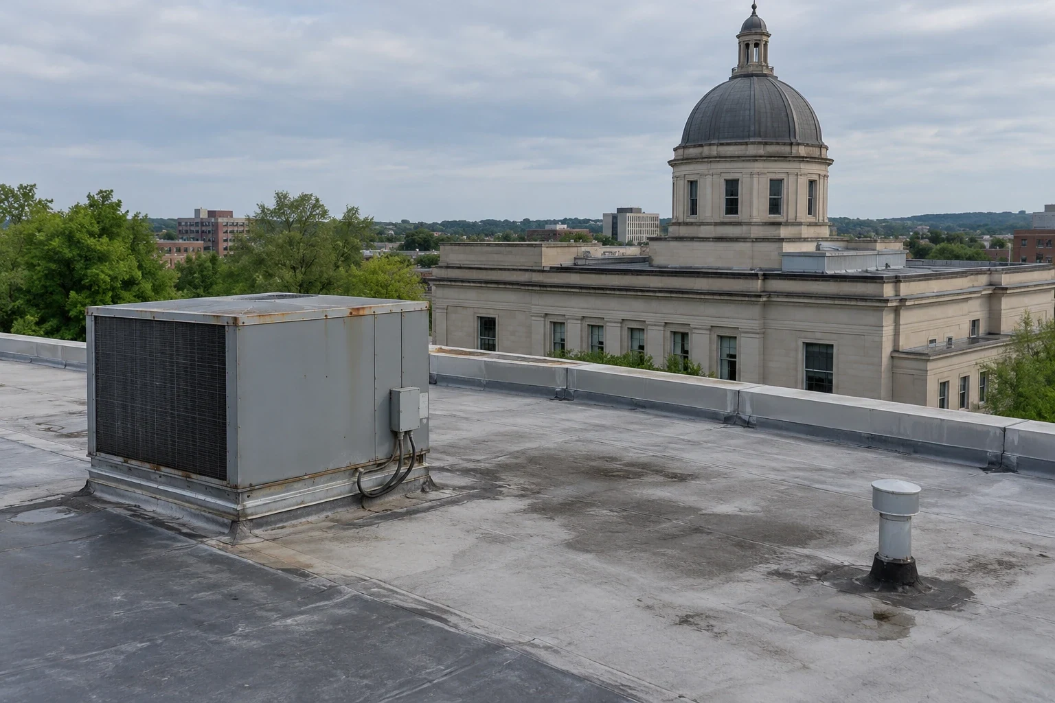 Commercial Government Building Roofing in Concord, NC