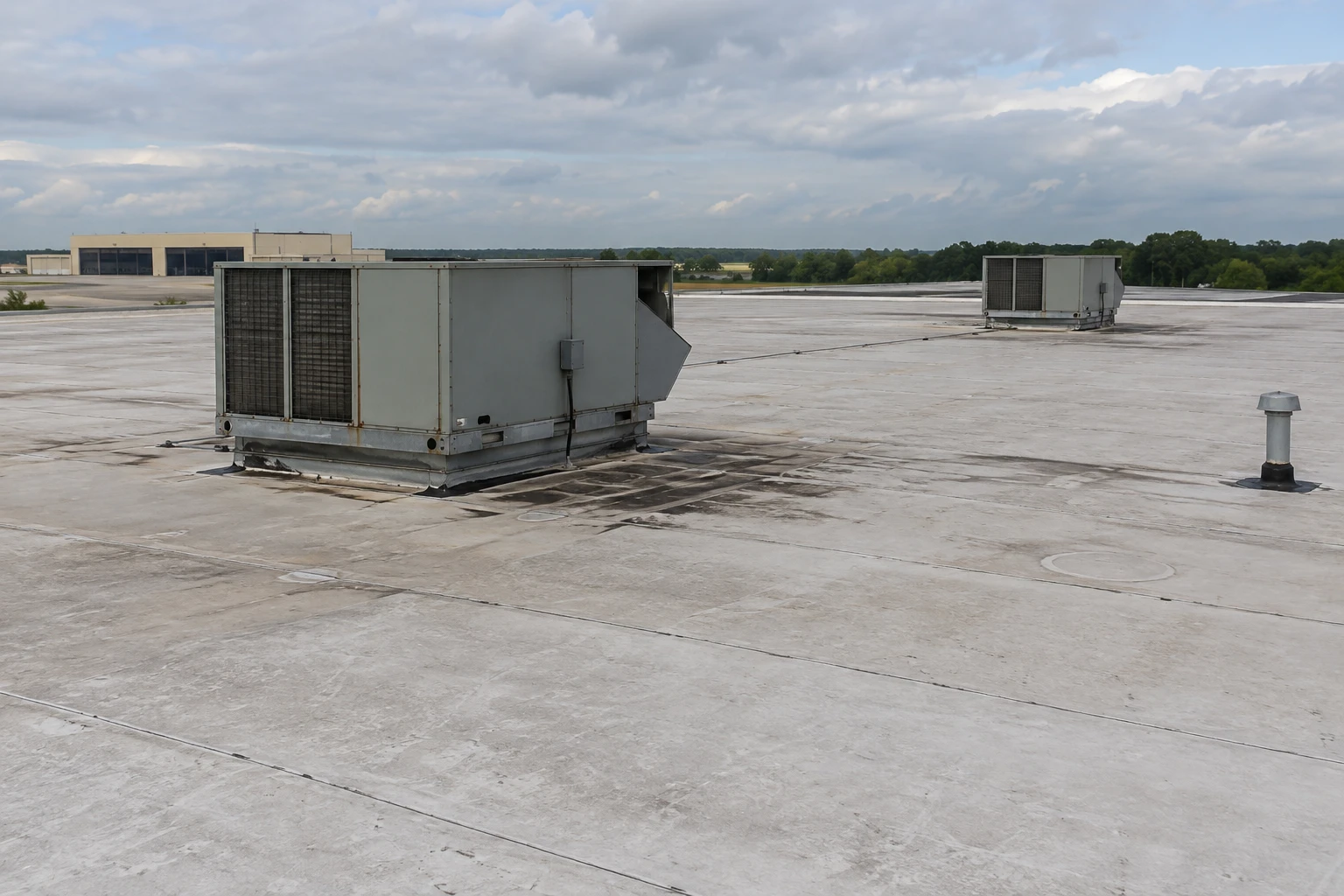 Commercial Military Hangar Roofing in Concord, NC