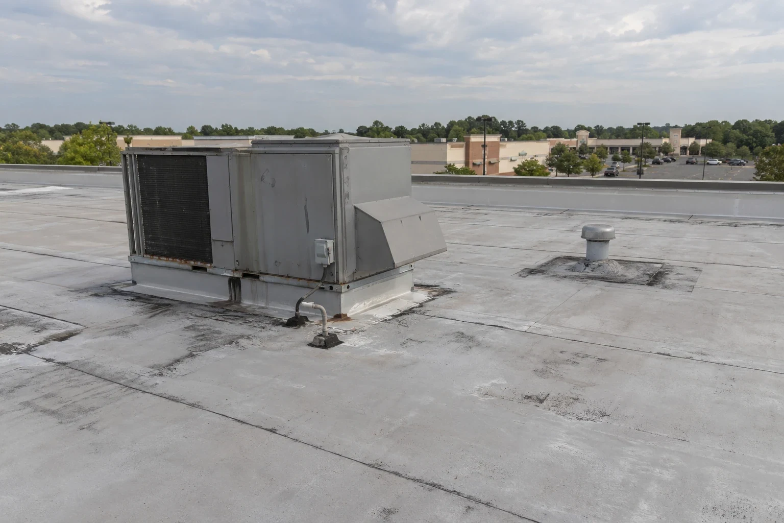 Commercial Shopping Center Roofing in Concord, NC