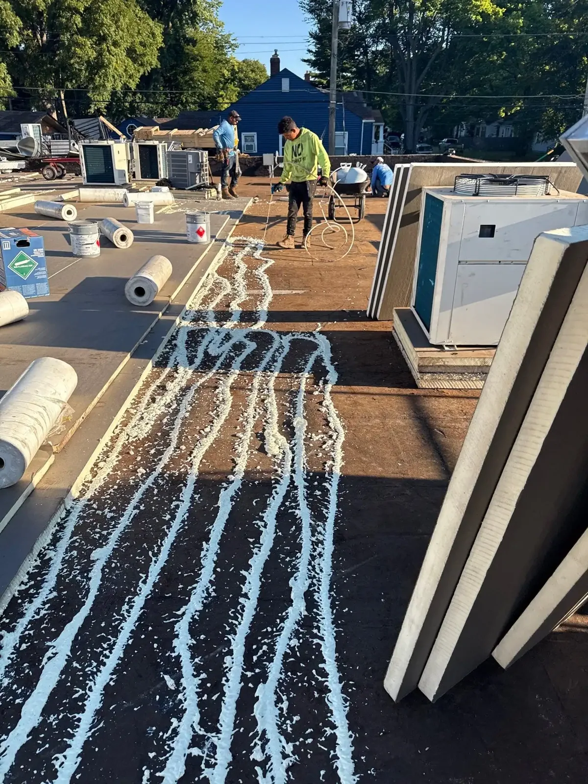 Commercial Heat and UV Roof Damage Repair in Concord, NC