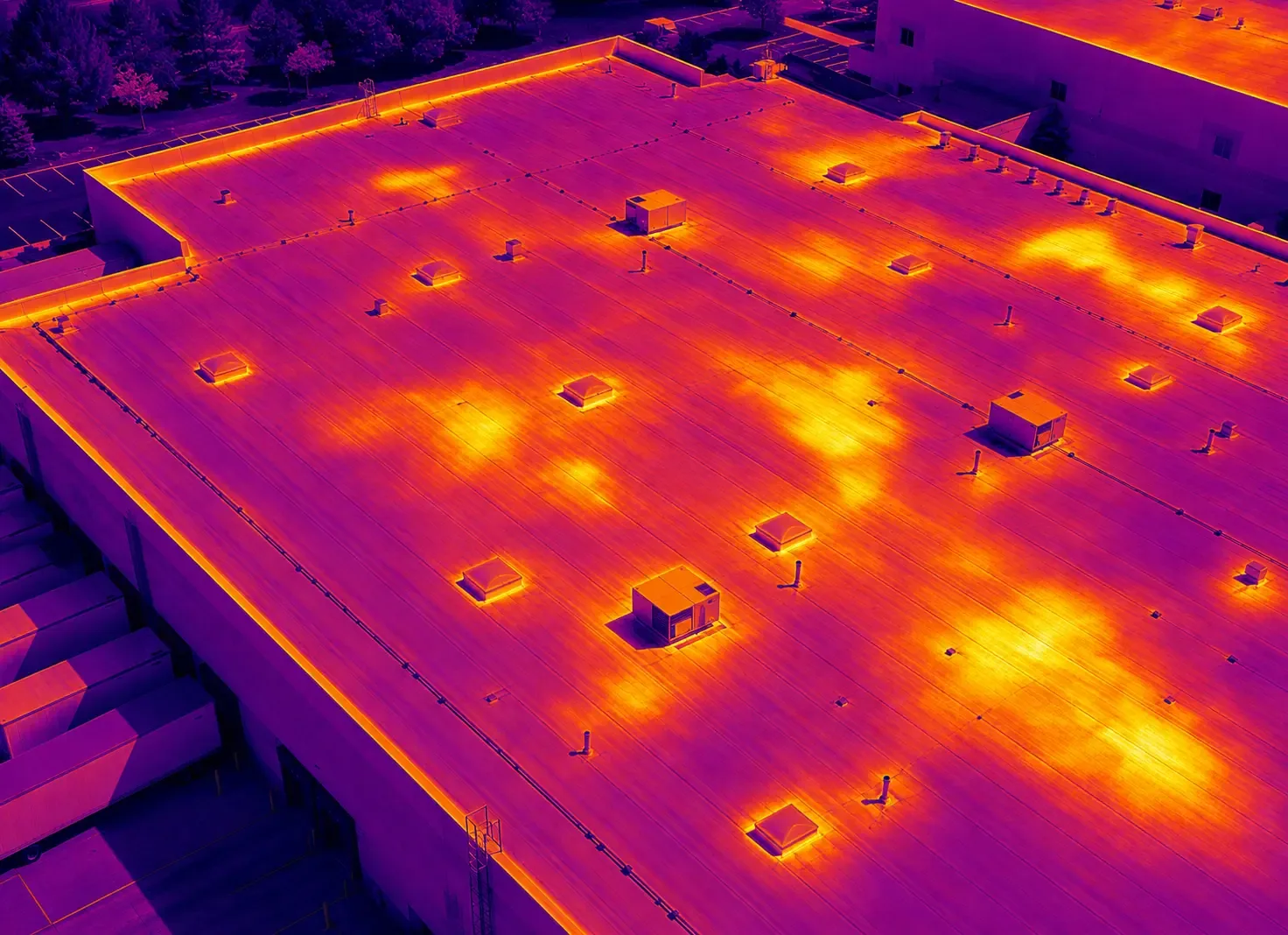 Infrared Roof Moisture Survey in Concord, NC