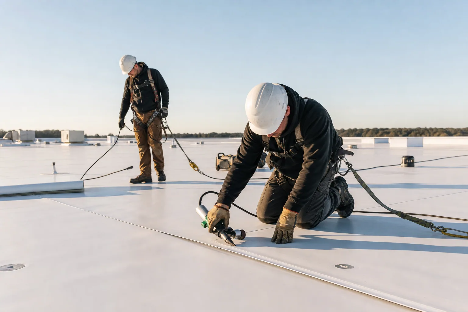 Commercial Roof Coating Restoration in Concord, NC
