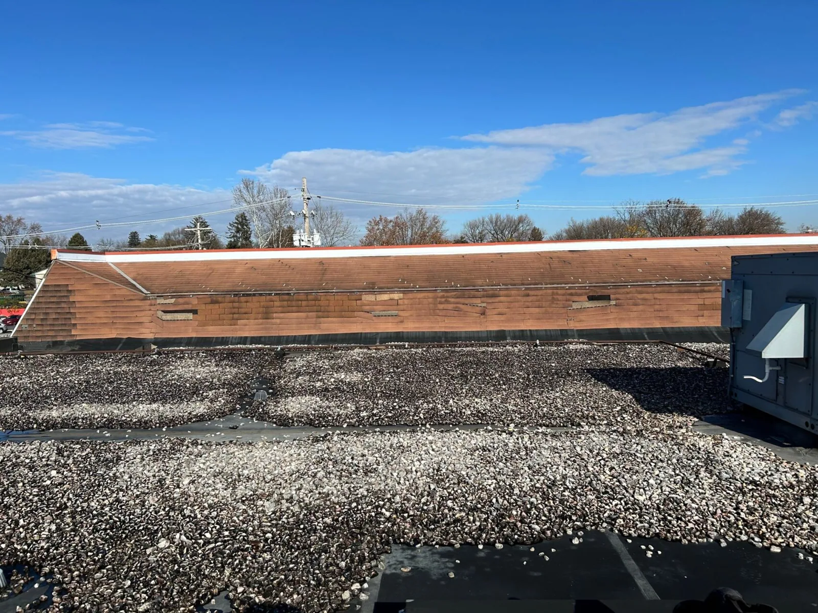 Commercial Storm Damage Roof Repair in Concord, NC